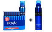 Snob Erkek Parfüm Seti + Snob Deodorant 150 ml - 1