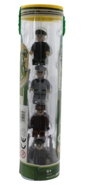 Amz. Ausini Army 8'li Tüp Kutu Figür Seti Gri - 2