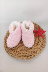 Diamondstar Pembe Peluş Kaydırmaz Tabanlı Panduf - 1