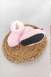 Diamondstar Pembe Peluş Kaydırmaz Tabanlı Panduf - 2