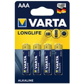 VARTA LONGLIFE POWER ALKALİN AAA İNCE KALEM PİL (4LÜ PAKET FİYATI) - 1