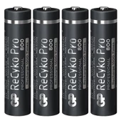 GP RECYKO PRO İNCE AAA 800 MAH ŞARJLI 4LÜ PİL GP85AAAHCB-2EB4 (GPRHCH83B205) - 2