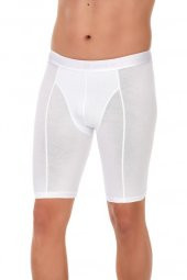6 Adet Yıldız Erkek Modal Uzun Boxer Short Beyaz 160 - 1