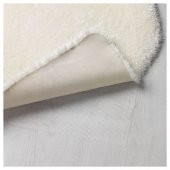 Yumuşak Halı Post ikea 55x85 cm Beyaz Dekoratif Halı Post Beyaz Doğal - 2