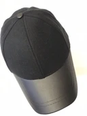 Kışlık Kaşe Kep Beyzbol Şapka Kaşe Şapka Füme Tek Ebat - 6