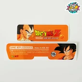 Nintendo GameBoy Advance Arka Yapıştırma Dragon Ball Z MODEL 11 GBA Back Tag Sticker - 1