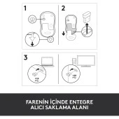 Logitech Gri Kablosuz Mouse Optik 1000 Dpi Kablosuz Optik Mouse thumbnail 10