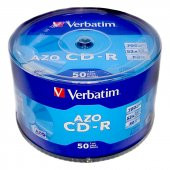 VERBATİM CD-R AZO 700MB 52X 80MIN 50Lİ PAKET thumbnail 1