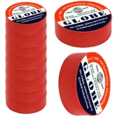 İZOLE BANT KIRMIZI 10LUK  0.13MMX19MM - 1