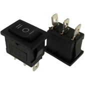 YUKSELTİCİ ANAHTARI MİNİ ISIKSIZ 3 KONUMLU YAYLI ANAHTAR ON-OFF-ON (IC-123A) - 1