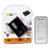 POWERMASTER PM-6853 3 GİRİŞ 1 ÇIKIŞ HDMI SWITCHER TOPLAYICI KUMANDALI ADAPTÖRSÜZ - 3