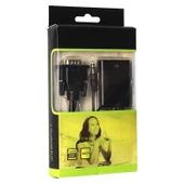 POWERMASTER PM-18637 VGA ERKEK TO HDMI DİŞİ SES GİRİŞLİ VGA TO HDMI DÖNÜŞTÜRÜCÜ KABLO - 2