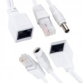 POWERMASTER PASİF POE SPLITTER DİŞİ ERKEK POWER UÇ IP KAMERA POE KABLOSU thumbnail 2