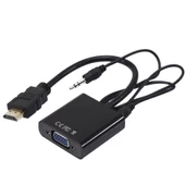POWERMASTER PM-32015 HDMI TO VGA ÇEVİRİCİ ADAPTÖR SES ÇIKIŞLI - 1