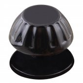 Papatya Baba Kapı Tokmağı Kapı Topuzu Kolu Metal Tokmak Siyah thumbnail 1