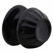 Papatya Baba Kapı Tokmağı Kapı Topuzu Kolu Metal Tokmak Siyah thumbnail 5