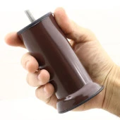Mobilya Metal Kanepe Baza Yatak Koltuk Destek Yükseltme Ayağı M8 Kahvrengi Metal Ayakları 12 Cm - 5