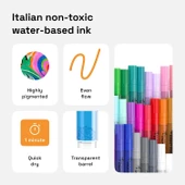 Valkyrie Leto Akrilik 12 Adet Marker Kalem Seti - 8