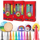 Valkyrie Leto Akrilik 12 Adet Marker Kalem Seti - 3