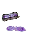 Çocuk Yüzücü Gözlüğü PVC Çantalı  8-12 yaş  Lila 8-12 Yaş - 5