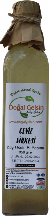 Doğal Gelsin Ceviz Sirkesi - 500 ml - 1