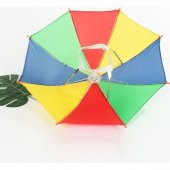 Lastikli Plaj Yazlık Kafa Şemsiyesi Asorti - 2