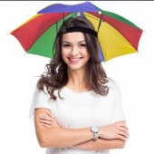 Lastikli Plaj Yazlık Kafa Şemsiyesi Asorti - 4