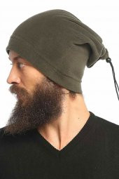 Polar Boyunluk Bere Erkek kadın Aksesuar Siyah Polar Bere Şapka Yeşil + Siyah Normal Parmak Eldiven Tek Ebat - 4