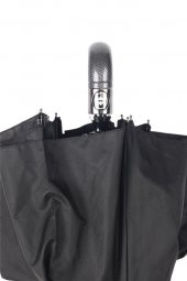 Siyah Karbon Baston Saplı Tam Otomatik Premium Lüks Erkek Şemsiye M21mar1005mr001 - 4