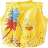 Bestway 32069 Tropikal Desenli Yüzme Deniz Can Yeleği 3-6 Yaş 41X30 cm / 16"X12" - 1