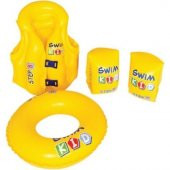 Unisex Çocuk Sarı Yüzme Seti - 1