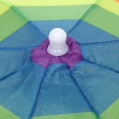 Şapka Şemsiye Lastikli Plaj Şemsiyesi Güneş Koruyucu Baş Şemsiye - 4