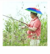 Şapka Şemsiye Lastikli Plaj Şemsiyesi Güneş Koruyucu Baş Şemsiye - 7