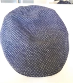 Italyan Kalıp Erkek Şapka Yün London  Kasket Arkası Lastikli  Lacivert- Gri thumbnail 1