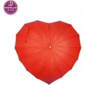 Kalp Şemsiye Kırmızı Kalp Şeklinde Boston Şemsiye thumbnail 3