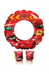 Arabalar Çocuk Için Deniz Havuz Can Simidi Ve Kolluk Set - 2