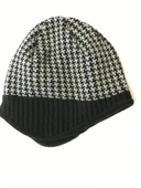 İçi Polarlı Kulaklı Bere Kışlık Bere Desenli - 6