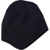 İçi Polarlı Kulaklı Bere Kışlık Bere   Siyah Beyaz thumbnail 5