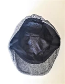 Italyan Kalıp Erkek Şapka Yün London  Kasket Arkası Lastikli  Gri thumbnail 2