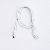 DVIP S11M 6A UsbA to Micro Hızlı Data ve Şarj Kablosu Beyaz thumbnail 1