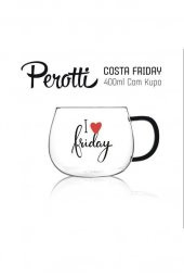 Perotti 13773 Costa Friday Cam Kupa Magnolya Bardağı 400ML - 1
