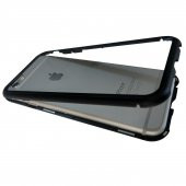 iPhone 6 6S Kılıf Ön Arka Cam Koruyucu Mıknatıslı 2 Parça Metal thumbnail 2