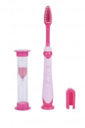 DİFAŞ Çocuk Diş Fırçası Frıendly Kum Saatli Yumuşak/soft Pembe thumbnail 1