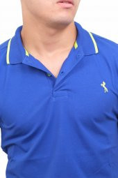 Erkek Polo Yaka Truva Koyu Mavi Tişört - 4