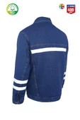 İş Takımı Likralı Kot Pantalon ve Kot İş Montu Myform 3109-2150 - 3
