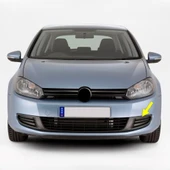 VW Golf 6 2009-2012 Ön Tampon Sol Sis Farı Izgarası Sissiz 5K0853665A thumbnail 1