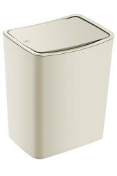 Turan Plastik Touch Çöp Kutusu 4 lt. Latte - 1