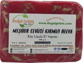 Doğal Gelsin Meşhur Simav Cevizli Kırmızı Yaz Helvası - 500 gr - 1