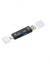 Micro USB -Type c - Usb Telefon Adaptörü Micro SD/SD Kart/USB Okuyucu Dönüştürücü - 1