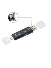 Micro USB -Type c - Usb Telefon Adaptörü Micro SD/SD Kart/USB Okuyucu Dönüştürücü - 2